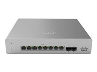Cisco Meraki Cloud Managed MS120-8 - Commutateur - Géré - 8 x 10/100/1000 (PoE+) + 2 x Gigabit SFP - de bureau, fixation murale - PoE+ (67 W) MS120-8LP-HW