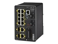 Cisco Industrial Ethernet 2000 Series - Commutateur - Géré - 8 x 10/100 + 2 x SFP Gigabit combiné - Montage sur rail DIN IE-2000-8TC-G-E