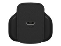 OtterBox Wall Charger - Adaptateur secteur - 20 Watt (24 pin USB-C) - noir 78-80346