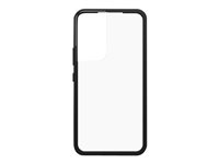 OtterBox React Series - Coque de protection pour téléphone portable - cristal noir (incolore/noir) - pour Samsung Galaxy S22 77-86608