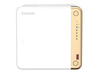 QNAP TS-462 - Serveur NAS - 4 Baies - SATA 6Gb/s - RAID RAID 0, 1, 5, 6, 10, 50, JBOD, 60 - RAM 2 Go - 2.5 Gigabit Ethernet - iSCSI support TS-462-2G