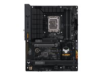 ASUS TUF GAMING B760-PLUS WIFI D4 - Carte-mère - ATX - Socket LGA1700 - B760 Chipset - USB 3.2 Gen 1, USB 3.2 Gen 2, USB4, USB-C 3.2 Gen2, USB-C 3.2 Gen 2x2 - 2.5 Gigabit LAN, Wi-Fi 6, Bluetooth - carte graphique embarquée (unité centrale requise) - audio HD (8 canaux) 90MB1DF0-M0EAY0