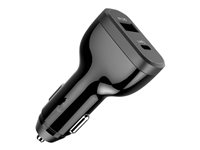 PORT - Adaptateur d'alimentation pour voiture - 60 Watt - PD - 2 connecteurs de sortie (USB, 24 pin USB-C) - sur le câble : USB-C 900088
