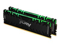 Kingston FURY Renegade RGB - DDR4 - kit - 16 Go: 2 x 8 Go - DIMM 288 broches - 4266 MHz / PC4-34100 - CL19 - 1.4 V - mémoire sans tampon - non ECC - noir KF442C19RBAK2/16