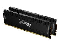 Kingston FURY Renegade - DDR4 - kit - 16 Go: 2 x 8 Go - DIMM 288 broches - 4000 MHz / PC4-32000 - CL19 - 1.35 V - mémoire sans tampon - non ECC - noir KF440C19RBK2/16