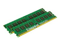 Kingston ValueRAM - DDR3L - kit - 8 Go: 2 x 4 Go - DIMM 240 broches - 1600 MHz / PC3L-12800 - CL11 - 1.35 / 1.5 V - mémoire sans tampon - non ECC KVR16LN11K2/8