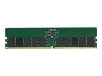 Kingston - DDR5 - module - 16 Go - DIMM 288 broches - 4800 MHz / PC5-38400 - CL40 - 1.1 V - mémoire sans tampon - on-die ECC KSM48E40BS8KM-16HM