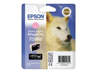 Epson T0966 - 11.4 ml - Magenta vif clair - original - blister - cartouche d'encre - pour Stylus Photo R2880 C13T09664010