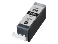 Canon PGI-520BK Twin Pack - Pack de 2 - 19 ml - noir - original - réservoir d'encre - pour PIXMA iP3600, iP4700, MP540, MP550, MP560, MP620, MP630, MP640, MP980, MP990, MX860, MX870 2932B012